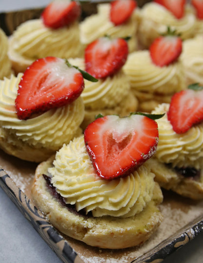 Mini Fresh Cream Scone Platter