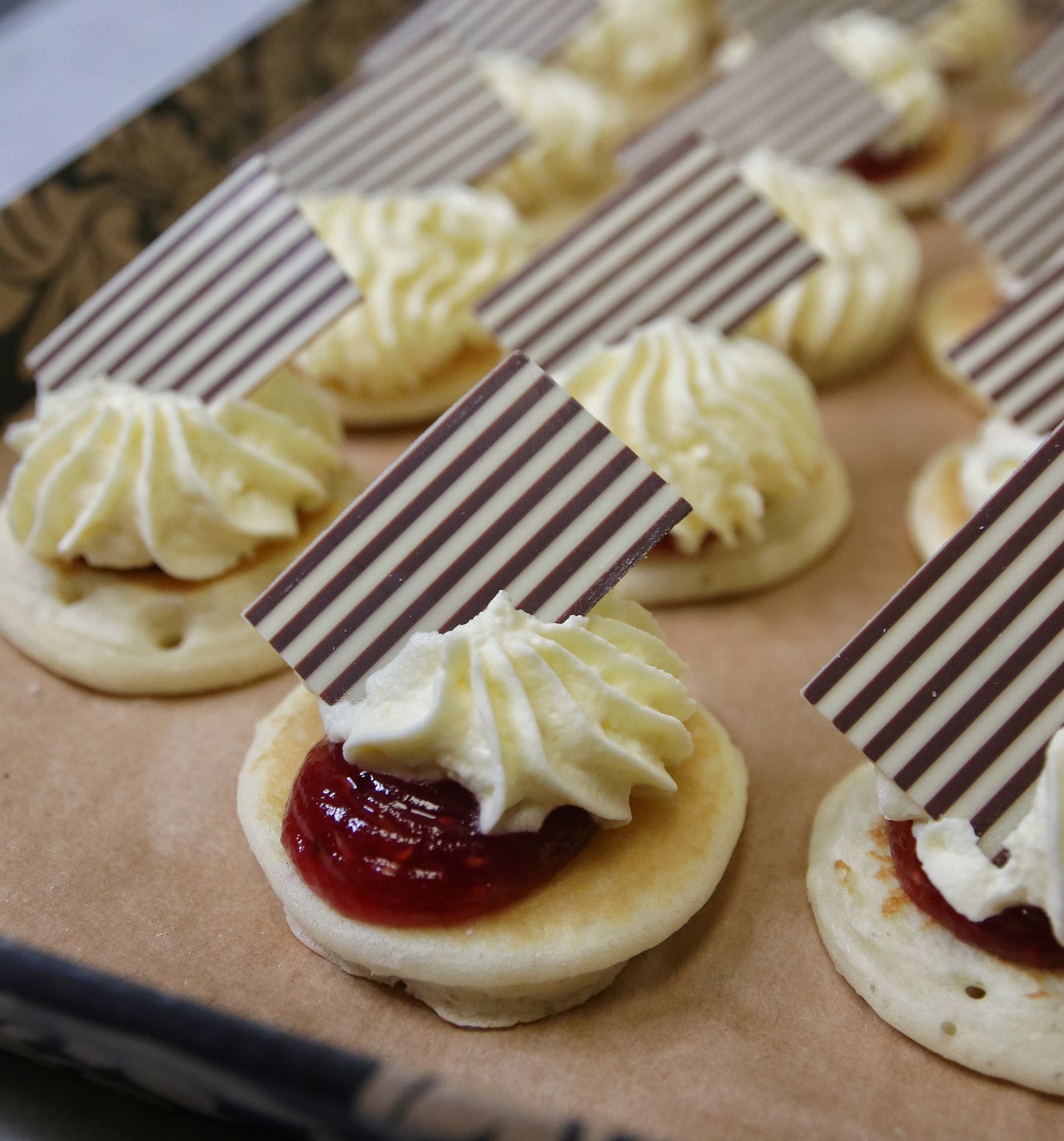 Fresh Cream Pikelet Platter