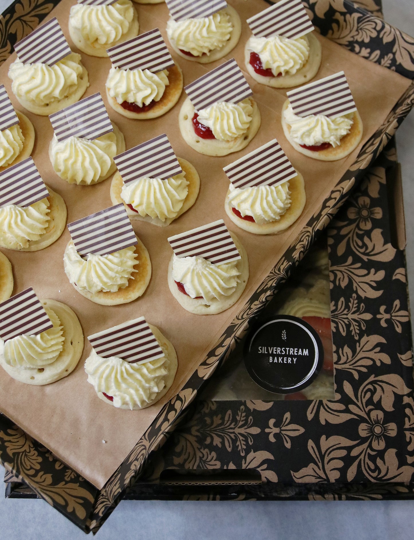 Fresh Cream Pikelet Platter